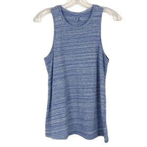 Gap Outlet Blue & White Athletic Tank Top
